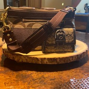 Coach Bag and Wallet Set